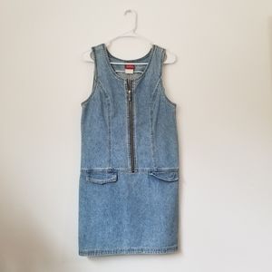 90's Vintage Palmetto's Light Wash Denim Dress